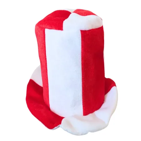 Kapelusz cylinder kibica biało czerwony nakrycie na głowę polska mecz-5907451386002