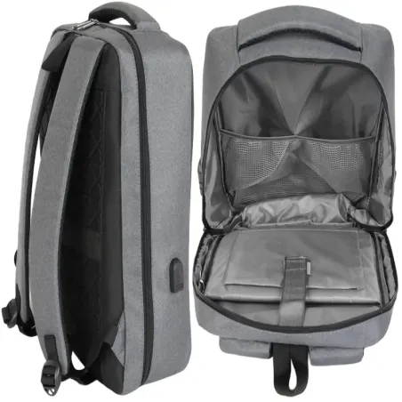 Plecak biznesowy antykradzieżowy usztywniany na laptop zamek szyfrowy-5907451386187