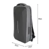 Plecak biznesowy antykradzieżowy usztywniany na laptop zamek szyfrowy-5907451386187