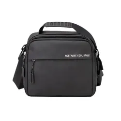 Nerka męska saszetka na ramię do ręki torba crossbody czarna regulacja-5907451385821