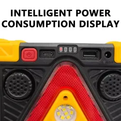 Trójkąt ostrzegawczy lampa solarna turystyczna ostrzegawcza alarm-6956098871395