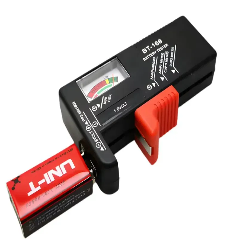 Miernik tester baterii AA AAA 9v C D uniwersalny analogowy woltomierz-5907451385111