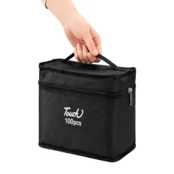 Markery alkoholowe touch zestaw 100 szt flamastry mazaki dwustronne-5907451381250