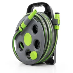 Wąż ogrodowy z bębnem na ścianę gumowy 1/2" 15 metrów 3 warstwowy divo-5907451388853