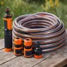 Wąż ogrodowy gumowy 1/2 30m 4 warstwy divo zbrojony + złączki pistolet-5907451388679