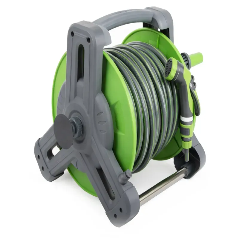 Wąż ogrodowy na bębnie zwijany gumowy 1/2 20m 4 warstwowy zbrojony-5907451388600