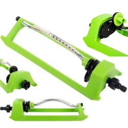 Zraszacz ogrodowy wahadłowy regulowany do trawnika duży zasięg 18 dysz-5907451389409