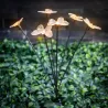 2x Motylki solarne LED lampki ogrodowe wbijane ozdobne do ogrodu-5902918218445