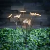 2x Motylki solarne LED lampki ogrodowe wbijane ozdobne do ogrodu-5902918218445