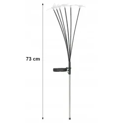 2x Motylki solarne LED lampki ogrodowe wbijane ozdobne do ogrodu-5902918218445