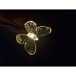 2x Motylki solarne LED lampki ogrodowe wbijane ozdobne do ogrodu-5902918218445