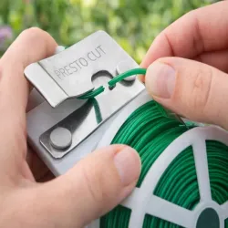 Drut ogrodniczy 50m z obcinaczem powlekany podwiązywanie do roślin-5907451389294