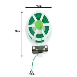 Drut ogrodniczy 20m z obcinaczem powlekany podwiązywanie do roślin-5907451389287