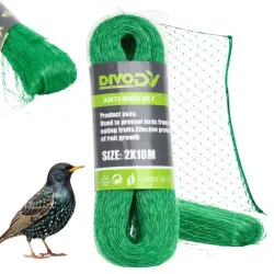 Siatka na ptaki ochronna przeciw ptakom 2x10m na ogród drzewa owoce-5907451389270
