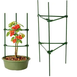 Tyczka podpora do roślin trójkątna 60 cm stabilna ogród działka-5907451389218
