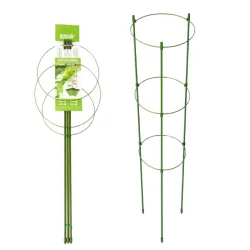 Podpora pierścieniowa do roślin 120cm obręcz do kwiatów 3 pierścienie-5907451389201