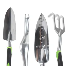 Zestaw narzędzi ogrodowych grabki widełki łopatka 4 szt + torba-5907451389027