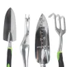 Zestaw narzędzi ogrodowych grabki widełki łopatka 4 szt + torba-5907451389027