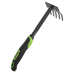 Zestaw 3 narzędzi ogrodowych do ogrodu grabki widełki łopatka z torbą-5907451389010