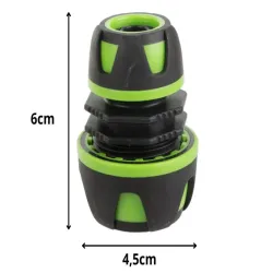 Reparator złącze skręcane 1/2 3/4 do węża ogrodowego przelot szczelny-5907451388938