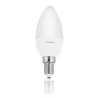 Żarówka świecowa LED E14 5W 396lm ciepła biała mleczna Whitenergy