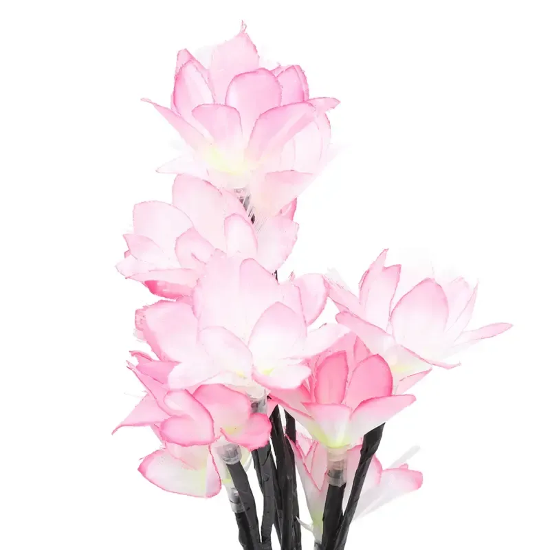 2x Kwiatki solarne bukiet kolorowych kwiatuszków RGB wbijany w trawnik-1254856954126