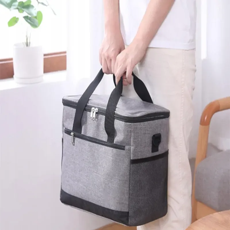 Torba termiczna 16L piknikowa na jedzenie na plażę na picie lodówka-5907451376201