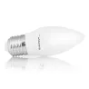 Żarówka świecowa LED E27 5W 396lm ciepła biała mleczna Whitenergy