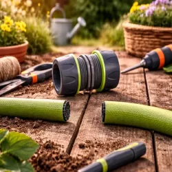 Reparator do węża ogrodowego 1/2 złączka skręcana szczelna łącznik-5907451388884