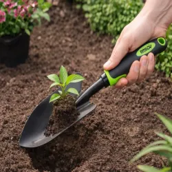 Łopatka ogrodowa ręczna do sadzenia przesadzania kwiatów metalowa-5907451388822