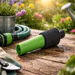 Zestaw zraszający do węża ogrodowego pistolet + szybkozłączki adapter kran-5907451388518