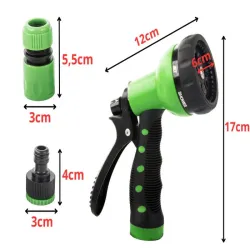 Pistolet do węża ogrodowego zraszacz ogrodowy regulowany 7 trybów-5907451388501