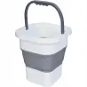 Wiaderko silikonowe 10 litrów składane turystyczne z rączką-5907451382318