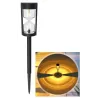 Lampa solarna wbijana w kształcie klepsydry 35cm ogrodowa ciepła biel-6953741914010