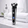 Golarka męska elektryczna 3 głowice do golenia twarzy zarostu brody-5907451383094