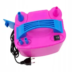 Pompka elektryczna do pompowania balonów szybki kompresor 2 dysze-5907451383872