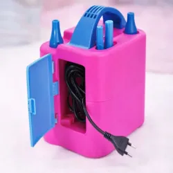 Pompka elektryczna do pompowania balonów szybki kompresor 2 dysze-5907451383872