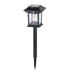 Lampa solarna 3w1 ogrodowa kinkiet latarenka wbijana biała ciepła-5906251228635