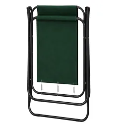 Krzesło turystyczne składane z oparciem plażowe ogrodowe kempingowe lekkie-5907451384008