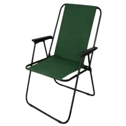 Krzesło turystyczne składane z oparciem plażowe ogrodowe kempingowe lekkie-5907451384008