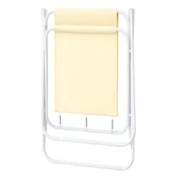 Krzesło turystyczne składane z oparciem plażowe ogrodowe kempingowe-5907451383971