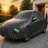 Pokrowiec 143x375x111cm na samochód z kieszeniami na lusterka plandeka-5907451381823