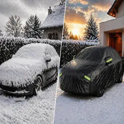 Pokrowiec 143x375x111cm na samochód z kieszeniami na lusterka plandeka-5907451381823